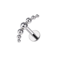 Implant Grade ASTM F136 Titanium 7 Ball Arrow Internaly Threaded Labret