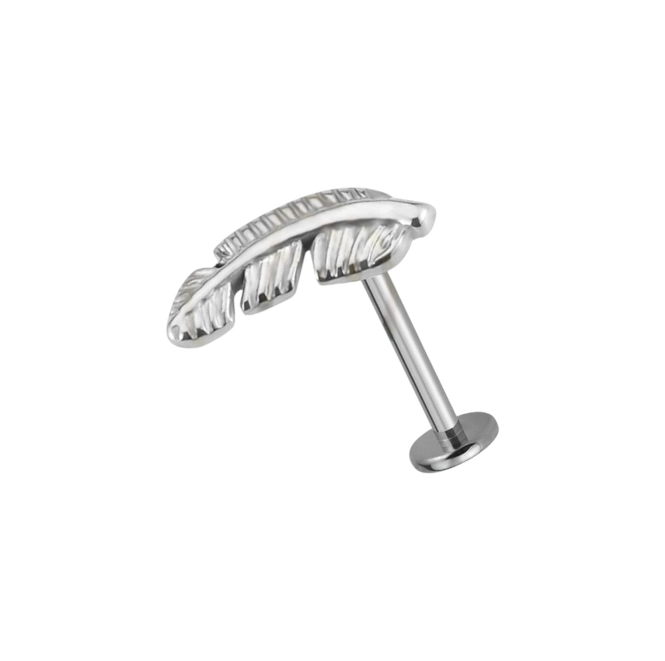 Implant Grade ASTM F136 Titanium Feather Internaly Threaded Labret