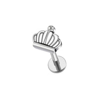 Implant Grade ASTM F136 Titanium Crown Internaly Threaded Labret