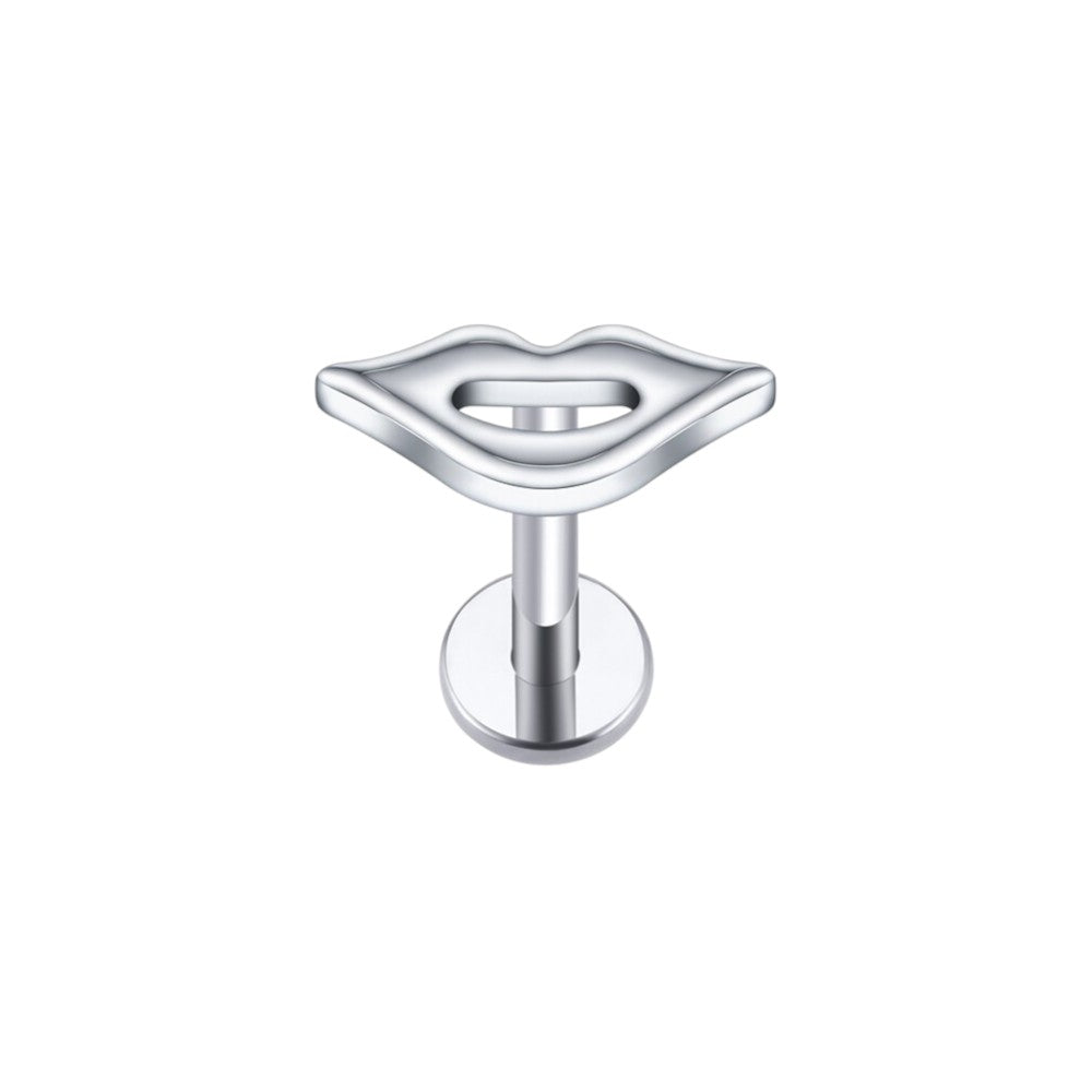 Implant Grade ASTM F136 Titanium Lips Internaly Threaded Labret
