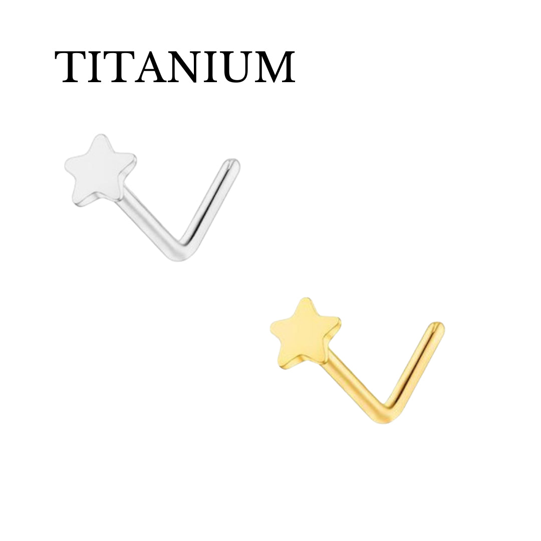 Implant Grade ASTM F136 Titanium Star Nose L Bend