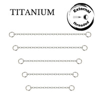 Implant Grade ASTM F136 Titanium Chain