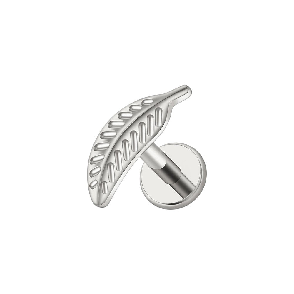 Implant Grade ASTM F136 Titanium Feather Ridge Internaly Threaded Labret