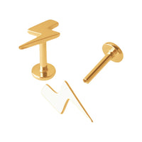 Implant Grade ASTM F136 Titanium Thunder Internaly Threaded Labret