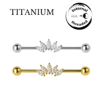 Implant Grade ASTM F136 Titanium 5 CZ Marquise Industrial