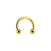 Implant Grade ASTM F136 Titanium Circular Barbell With 3MM Ball Externaly Threaded