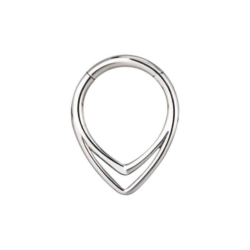 Implant Grade ASTM F136 Titanium V Shape Double Line Segment Clicker