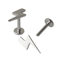Implant Grade ASTM F136 Titanium Thunder Internaly Threaded Labret