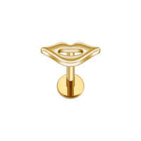 Implant Grade ASTM F136 Titanium Lips Internaly Threaded Labret