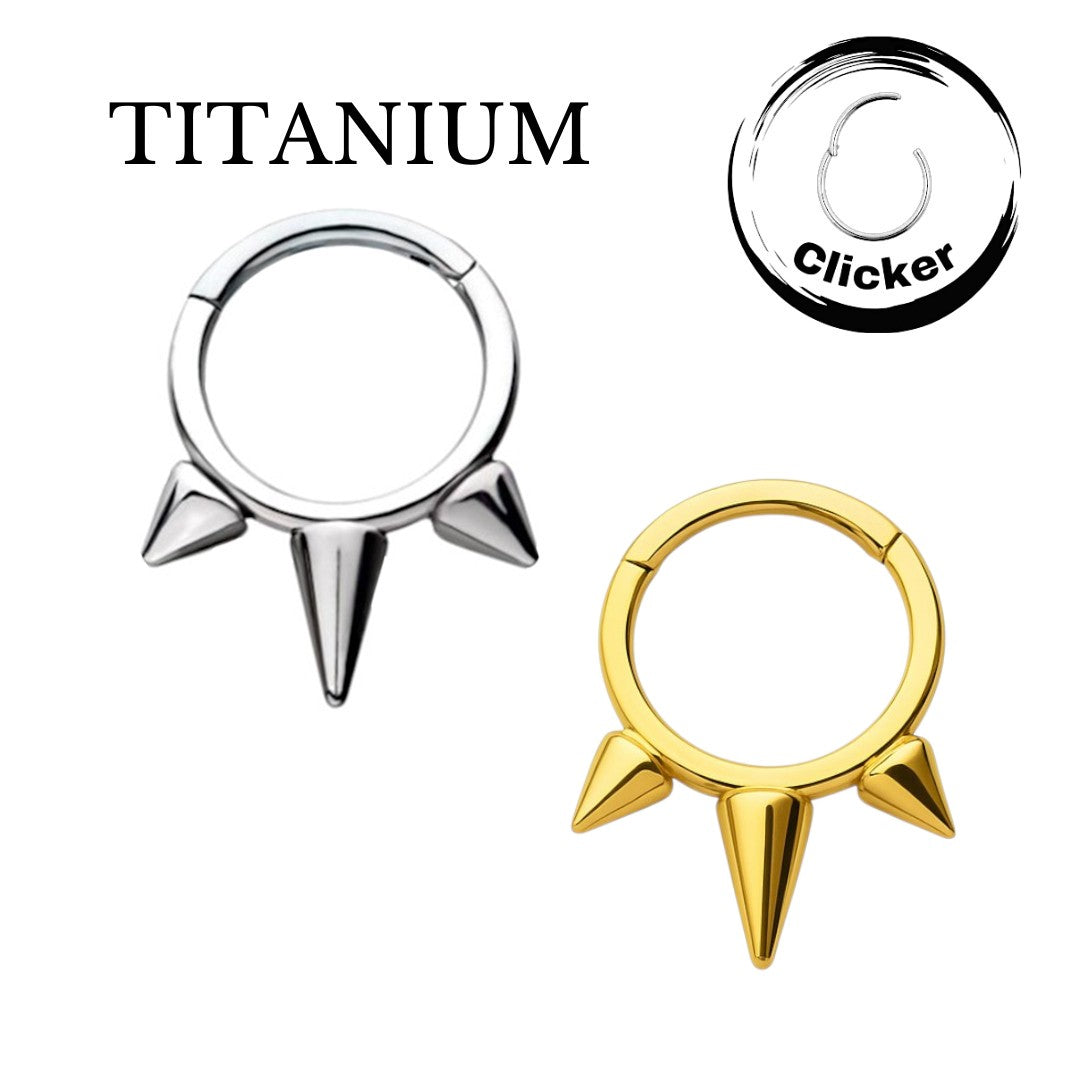 Implant Grade ASTM F136 Titanium 3 Spike Segment Clicker