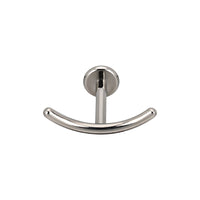 Implant Grade ASTM F136 Titanium CZ Curved Bar Internaly Threaded Labret