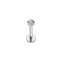 Implant Grade ASTM F136 Titanium Stone On Top Internaly Threaded Labret