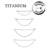 Implant Grade ASTM F136 Titanium Double Chain