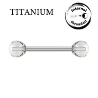 Implant Grade ASTM F136 Titanium Pearls Push In